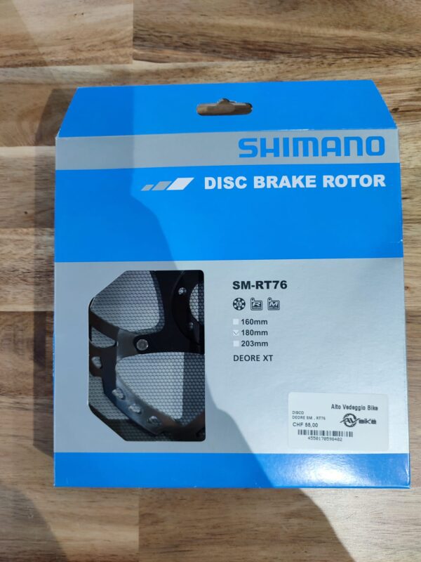 Disco BIKE SHIMANO SM-RT76 180mm