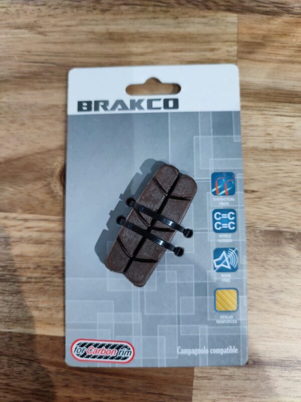 PATTINI CORSA BRAKCO PER CERCHIO CARBONIO